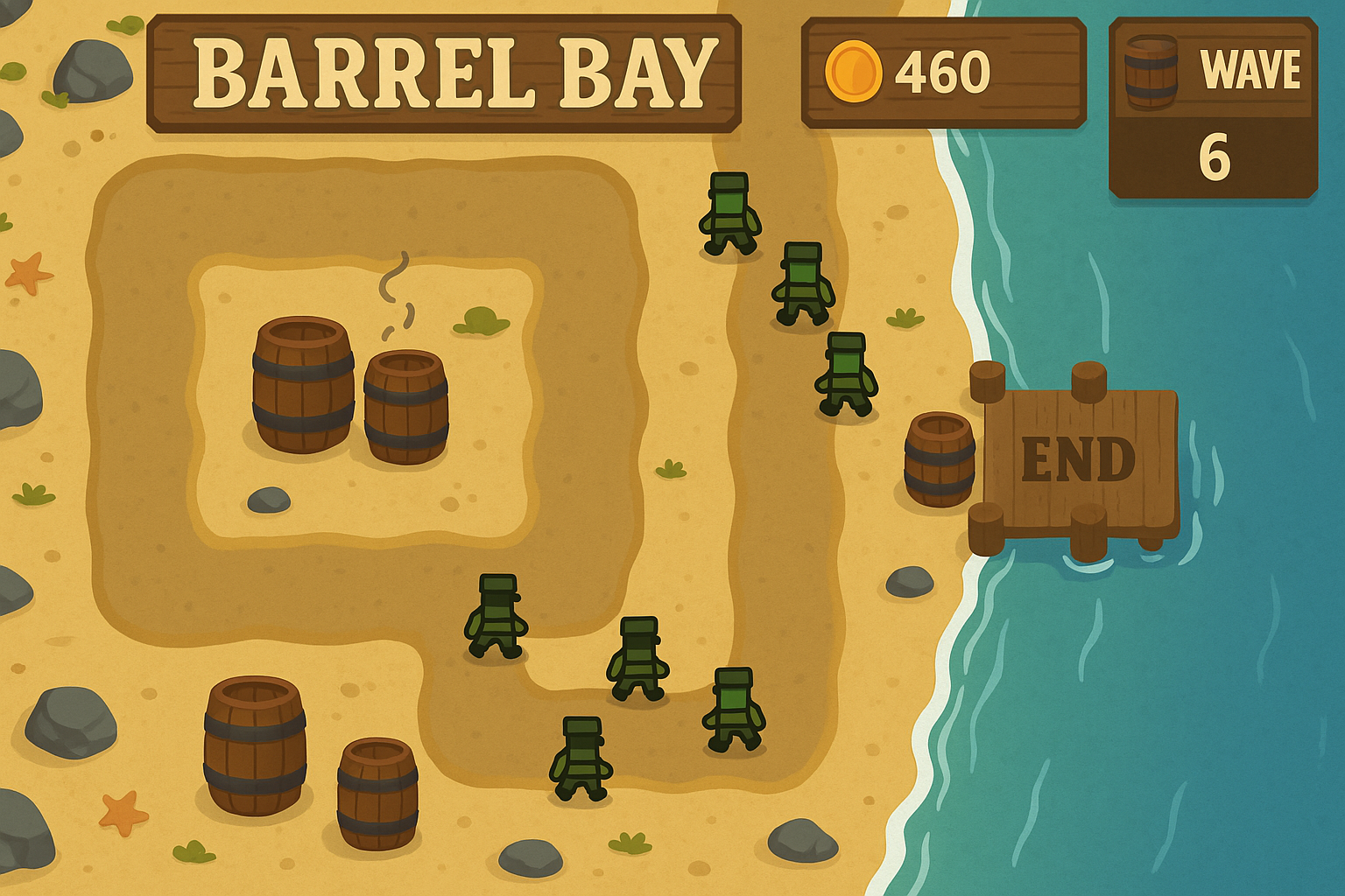 Barrel Bay Gameplay